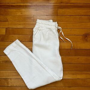 H&M Cream Straight Leg Pants